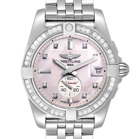 breitling watches women's diamonds|Breitling ladies watches with diamonds.